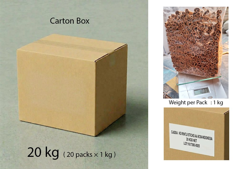packing-cinnamon stick regular cut